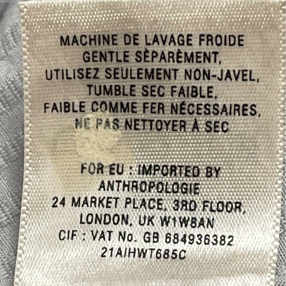 HD in Paris Sun Stitched Embroidered Size 4 Sleeveless Peplum Top - Picture 6 of 8